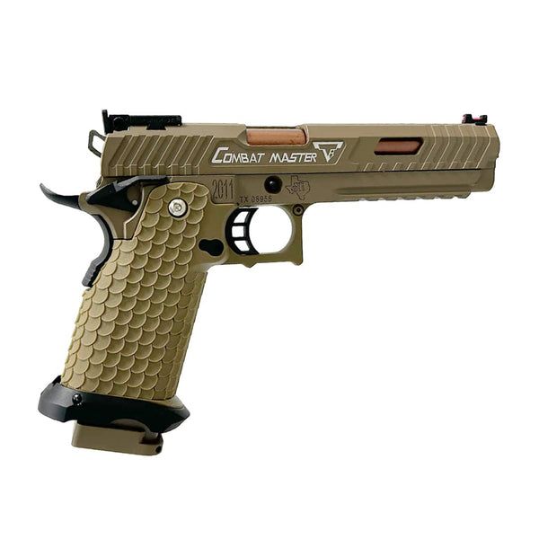 E&C - Hi-Capa 5.1 TTi Gas Blow Back Pistol - Dark Earth