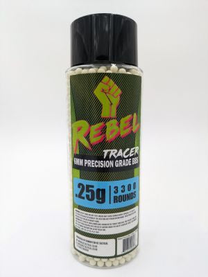 Rebel - 0.20g Tracer Precision 6mm 3300Rds - Bottle