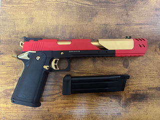Pre Owned - Raven 7" Dragon Hi-Capa GBB in Red / Gold