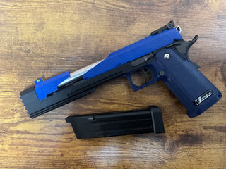 Pre Owned - WE 7" Dragon Hi-Capa GBB in Two Tone Blue