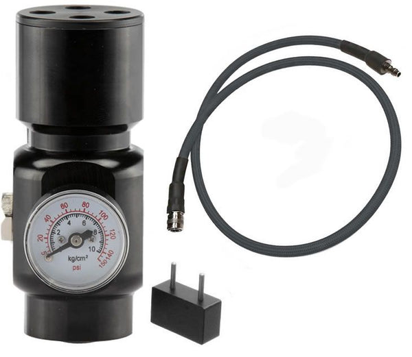 Oxygen - Gen2 HPA Regulator - 100cm Braided Line Grey