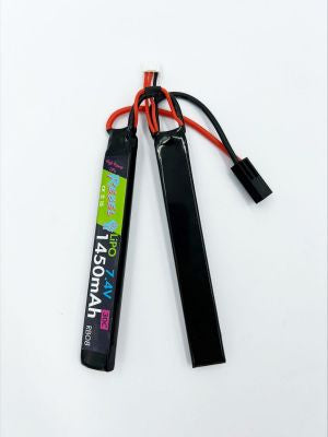 Rebel - 7.4v Lipo Battery 1450mAh Nunchuck (tamiya)