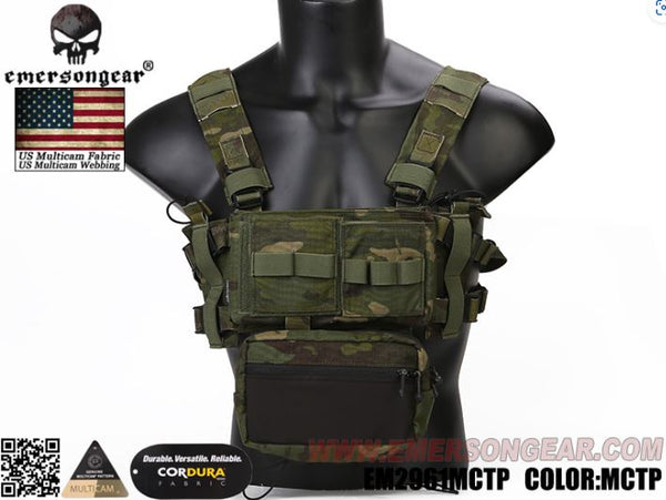 Emerson gear Micro Fight Chassis MK3 Chest Rig - MultiCam Tropic