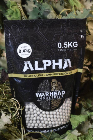 Warhead - Alpha 0.43g Sniper bbs 500g Bag
