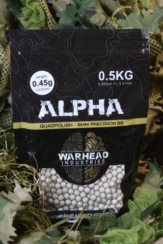 Warhead - Alpha 0.45g Sniper bbs 500G Bag