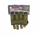 NUPROL -  Double Open M4 mag pouch - Green / OD