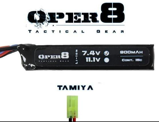 Oper8 - 7.4v 900MAH Mini Lipo - Mini Tamiya