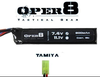 Oper8 - 7.4v 900MAH Mini Lipo - Mini Tamiya