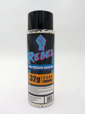 Rebel - 0.32g Precision 6mm  3300Rds - Bottle