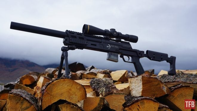 B&T Air SPR300 Pro Sniper Rifle - Black and Tan