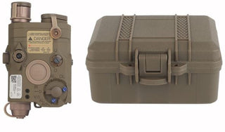 WoSport - Standard PEQ-15 Version With Red Laser Flashlight Torch (Tan)