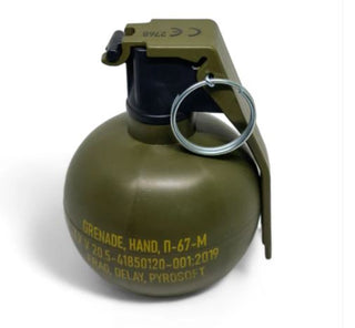 Pyrosoft - Airsoft Hand Grenade P-67-M Nato (Chalk, Individual Grenade)