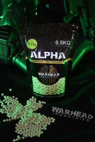 Warhead - Alpha 0.25g Tracer bbs 500g Bag