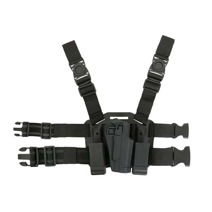 Serpa Style Drop Leg Holster - 1911 (Black) | Fubar Bundy Airsoft