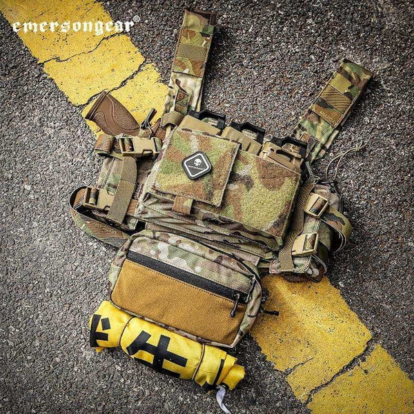 emerson gear chest rig Emerson Gear - Micro Fight Chassis Mk3 Chest Rig - Multicam