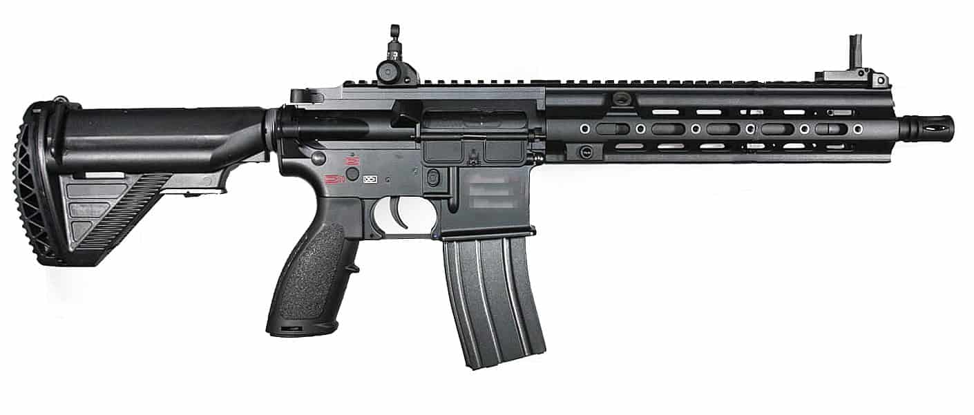 E&C - EC105 HK416 Geissele AEG Black | Fubar Bundy Airsoft