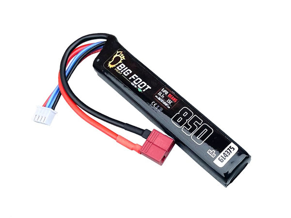 Big Foot - 11.1v 15c 850mAh Lipo - Deans