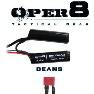 Oper8 - 7.4V Li-ion 2500MAH Nunchuck Battery - Deans