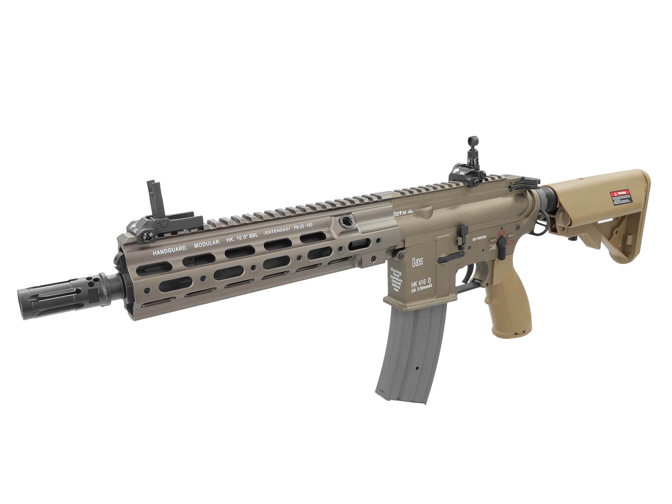 E&C - EC105 HK416 Geissele AEG Dark Earth | Fubar Bundy Airsoft