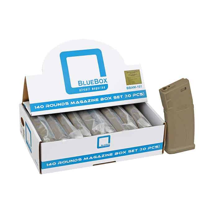 Guarder BlueBox Pmag Style Mid Cap Magazine Tan Box Set | Fubar Bundy ...
