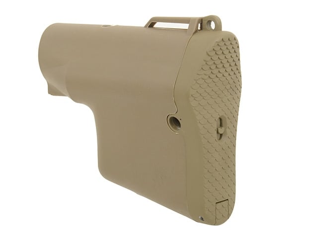 Troy - Battle Ax Style CQB Stock - Tan | Fubar Bundy Airsoft