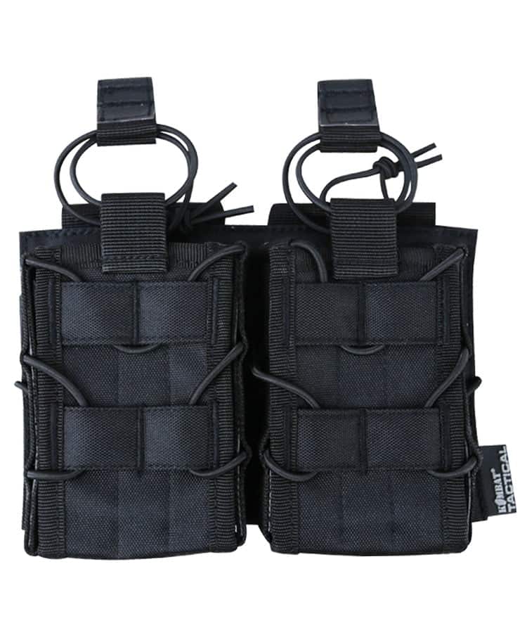 Kombat UK Delta Fast Single Mag Pouch in Black Camo