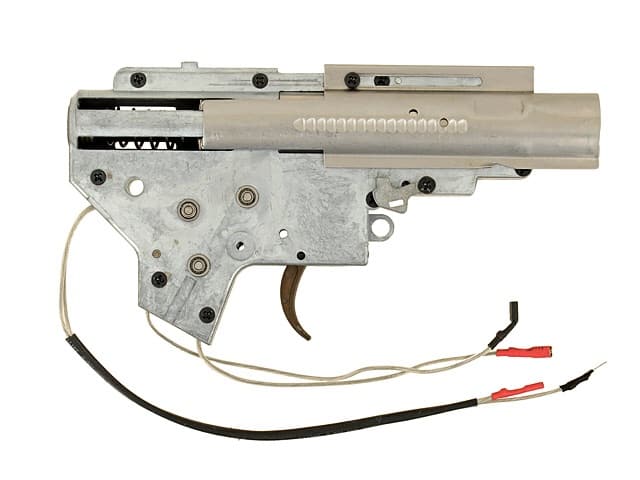 Complete V2 Gearbox with EBB Rear Wired | Fubar Bundy Airsoft